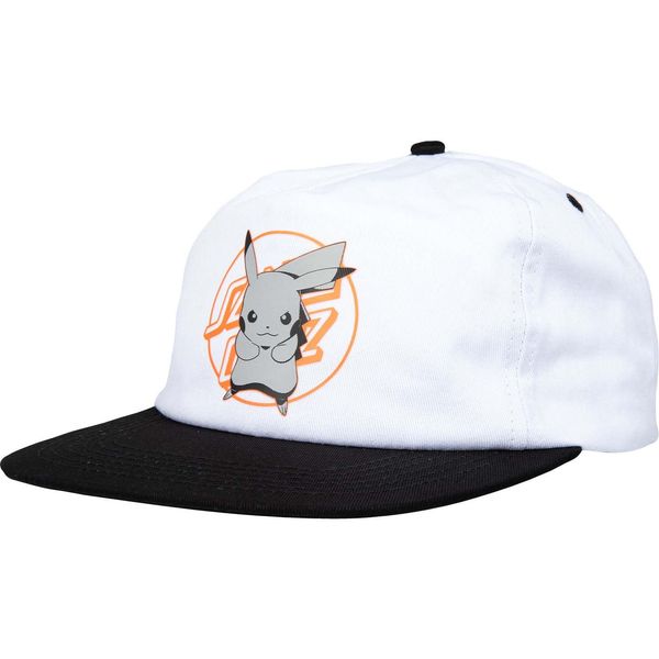 Santa Cruz x Pokemon SC Pikachu Cap White/Black