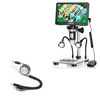 BoxWave Cable Compatible with Elikliv LCD Digital Microscope (7 in) - AllCharge miniSync, Retractable, Portable USB Cable - Jet Black