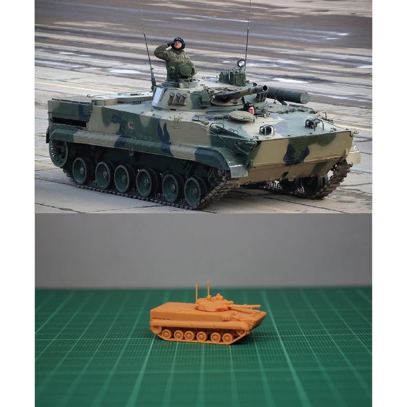 Kamiya Model 1/144 Russian BMP-3 Infantry Fighting Vehicle Resin Kit ...