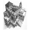 M.c. Escher Poster Art Print Framed & Double Matted Castle