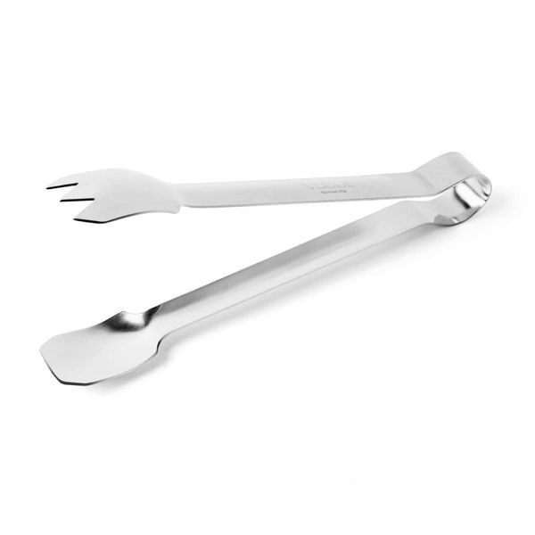 Vogue Food Tongs 8In 35X210mm Stainless Steel Kitchen Serving Utensil