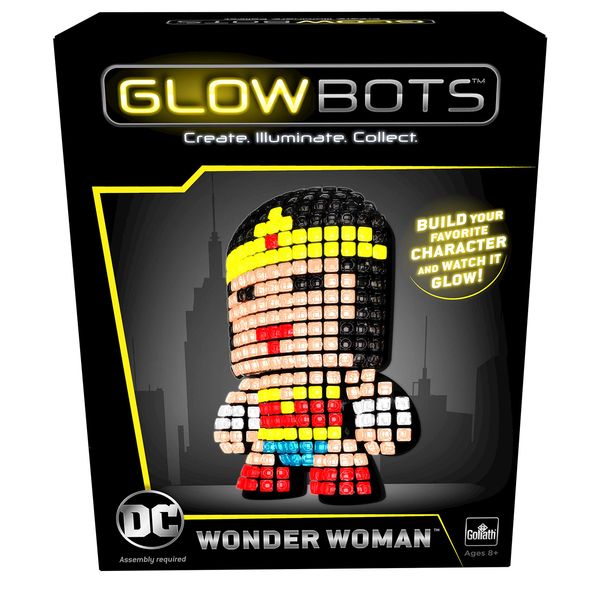 Goliath DC Glowbot Wonder Woman, Multicolor