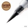 Pentel Brush Pen Incl. Ink Cartridges, Refillable, Waterproof, Non-Fading