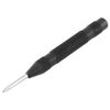 Automatic Center Punch Tool with HSS Tip Spring Loaded Brass Body (Black)