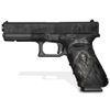 Rubberized Decal Grip for Glock 17, Gen 3 - Grim Reaper