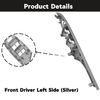 PMFCA Driver Side Master Power Window Switch Bezel Compatible with 2007-2013 Toyota Corolla Replace 74232-02630 Silver with Installation Tool