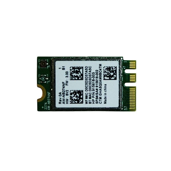 Power4Laptops Replacement WiFi Wireless Bluetooth Card Compatible With HP Home 15-bs049na