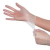Bingold Einmalhandschuhe Vinyl 45PLUS transparent, Größe M, 100-er Pack