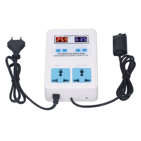 Temperature Humidity Controller -20~60℃ 0~100.0%RH Humidistat Thermostat US