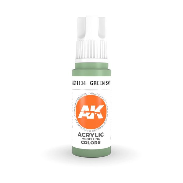 AK Interactive 3rd Gen Acrylic Green Sky 17ml