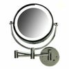 Ovente Wall Mount Makeup Mirror 8.5 in 1X7X Magnifying Chrome MPWD3185CH1X7X