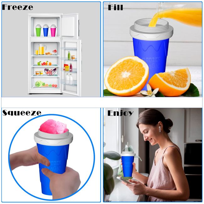 Slushie Maker Magic Cup Quick Frozen Smoothies Ice Cream