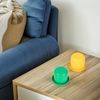 NUOBESTY 2PCS Dice Game Set Plastic Dice Shaking Cup for Bar Party (Random Color)