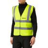 VSafety XL-Security Basic High-Visibility Safety Vest, X-Large, Yellow