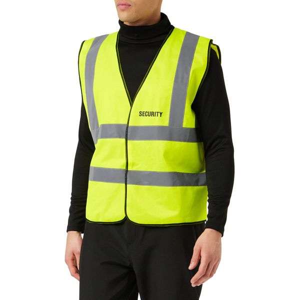 VSafety XL-Security Basic High-Visibility Safety Vest, X-Large, Yellow