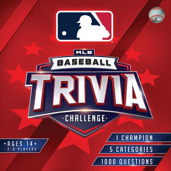 MasterPieces - MLB Baseball Trivia Challenge Board Game for Families