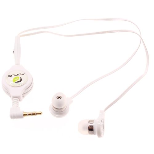 Retractable Earphones Headphones 3.5mm w Mic Compatible with OnePlus Nord N10/N20/N30/N100/N200/N300 5G, Hands-Free Headset Handsfree Earbuds Earpieces