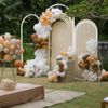 3x Large Metal Arch Backdrop Stand Wedding Arch Square Arched Frame 5/6/6.7ft