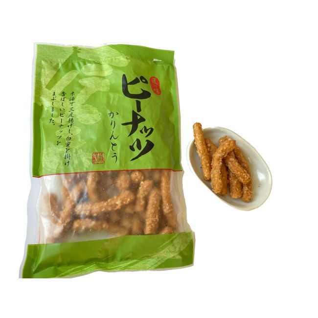 Kanasaki Seika Takumi no Aji Peanut Karinto, 3.2 oz (85 g) x 5 Bags