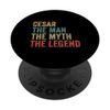 Cesar the man the myth the legend PopSockets Swappable PopGrip