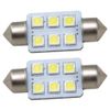 Porsche Key Shell 986 LED License Plate Light SMD 6 Row 2 Piece Set