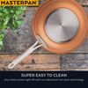 MasterPan Copper tone 10-inch Ceramic Non-stick Fry pan