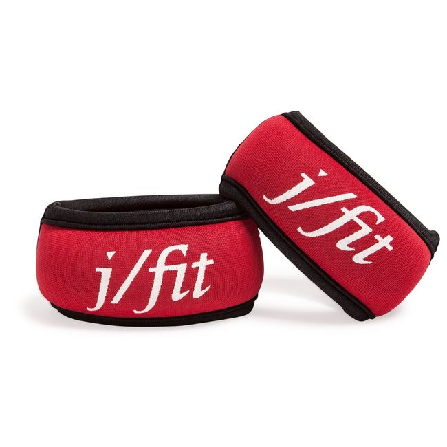 JFIT Wrist Weights, Non-Adjustable Set of 2, 1 LB Each, Small