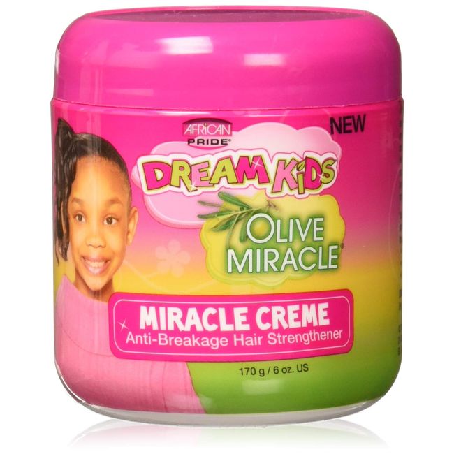 African Pride Dream Kids Olive Miracle Creme, 6 Ounce