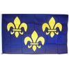 Fleur de Lis (3/Blue) - 3' x 5' Historic Polyester Flag
