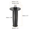 HARFINGTON 2pcs Angle Grinder Side Handle 14mm Thread 141mm Length Plastic Angle Grinder Handle Replacement Auxiliary Sander Handle Tool