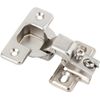 Silverline Face Frame Concealed Euro 105Deg Self Closing Compact Cabinet Hinges, 10 Pack