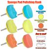 132Pcs 3" Sanding Discs Foam Buffering Sponge Pad Sander Paper + Drill Adapter