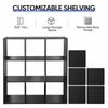 Black 9-Cube Closet Organizer Storage Shelf Save Space Bedroom Bookrack Durable
