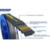 Goodyear BX31 Classical Raw Edge Industrial V-Belt, 34" Outside Circumference