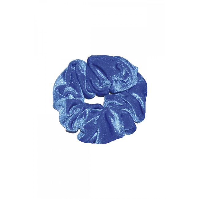 Smooth Velour Hair Scrunchie Royal