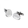 Chi Rho Christogram Christian Engraved Oval Cufflinks X2BOE135