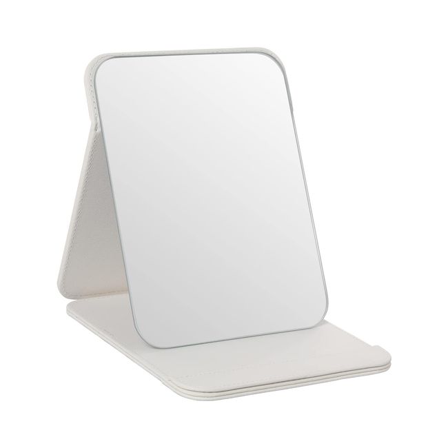 LONGWIN Mirror, Makeup Mirror, Tabletop, High Reflection, Folding Mirror, Foldable, Large Mirror, Adjustable Angle, Compact Storage, Convenient Storage