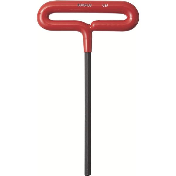 Bondhus, 4MM Cushion Grip T-Handle 6", 4MM, 46460