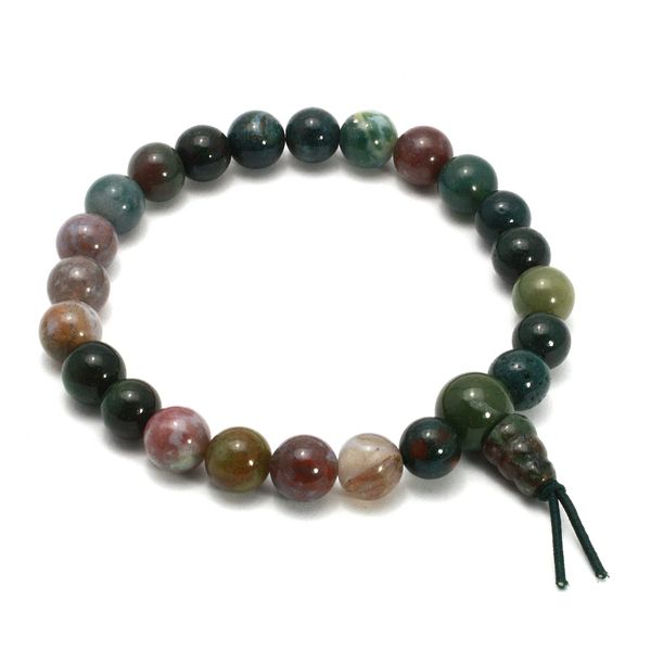 CrystalAge Bloodstone Power Bead Bracelet