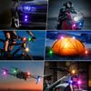 Wireless RGBW Strobe Light - 8 Pods 3-LEDs USB Rechargeable Anti-Collision Light