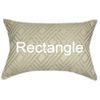Sunbrella® Integrated Pewter Indoor/Outdoor Pillow (20x12 rectangle)