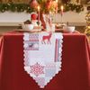 Grey Christmas Table Runner - Xmas Centrepiece & Decoration