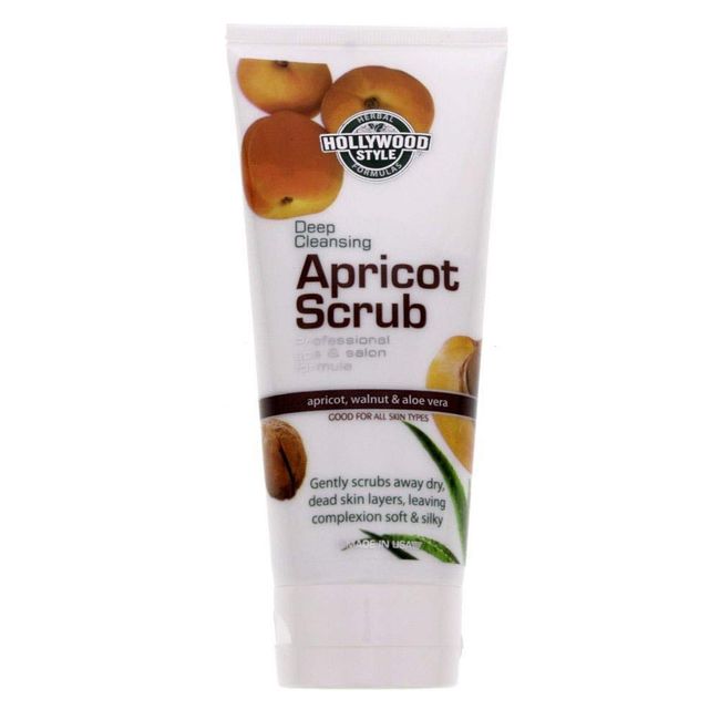 Hollywood Style Deep Cleansing Apricot Scrub, 5.3oz