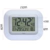 Radio Controlled LCD Wall Mountable and Desk Clock ( UK & Ireland Version ) Jumbo LCD