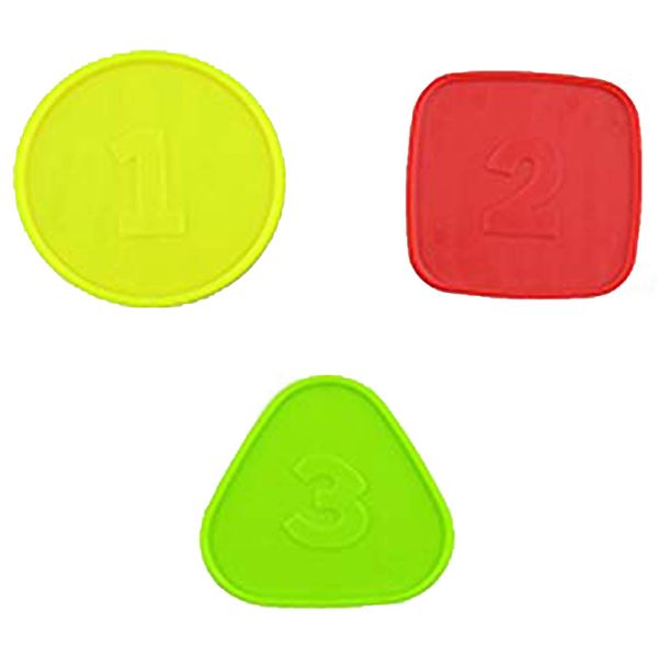 Replacement Parts for Tool Bench - Fisher-Price Laugh and Learn Busy Learning Tool Bench FYK55 ~ Replacement Shapes ~ Yellow Circle, Green Triangle, Red Square