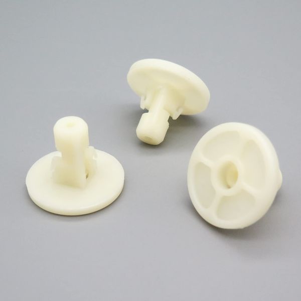 VVO Fasteners Plastic Engine Undertray Clip, White (Pack of 10)