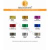 New brothread Metallic Machine Embroidery Thread 500m per Spool in 9 Colors Set