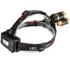 5 BULB  Zoomable Focus LED Headlight Head Lamp Charger USA