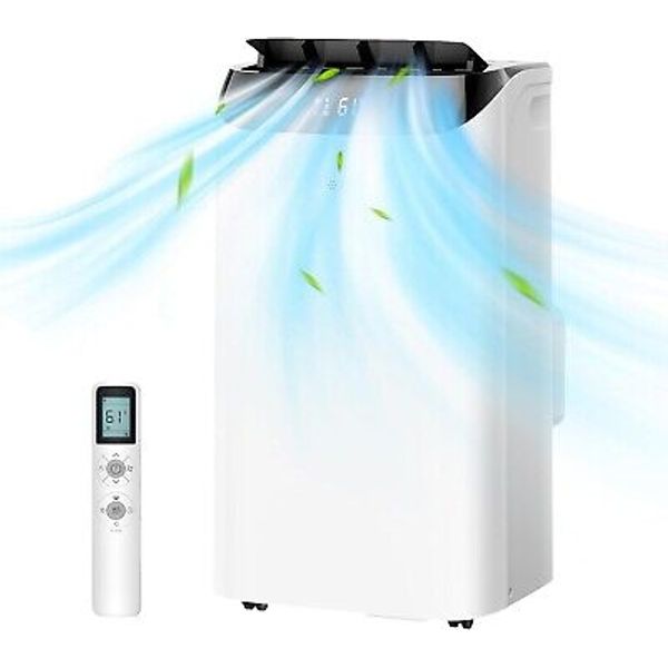 12000 BTU Portable Air Conditioners for Room up to 500 sq.ft, 3-IN-1 Quiet Co...