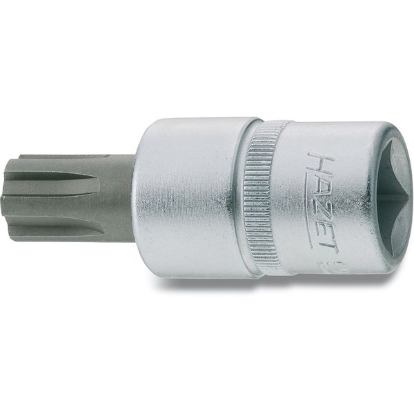 Hazet Size 10 12.5mm/ 1/2-inch Spline Socket Ribe-CV Screwdriver Socket